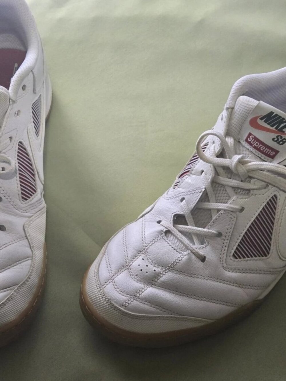 Supreme x Nike SB Gato White Gum AR9821-116 Sz 11.5